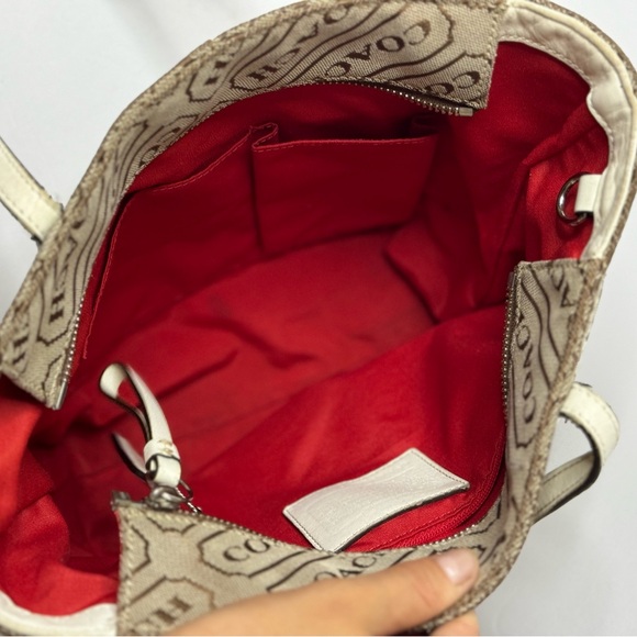 Coach Lozenge Tote Shoulder Bag - Picture 9 of 11